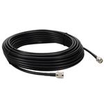 Picture of 25ft Cisco® 4G-CAB-LMR240-25 Compatible TNC (Male) to TNC (Female) Black Coaxial Simplex PVC Copper Patch Cable