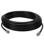 Picture of 25ft Cisco® 4G-CAB-LMR240-25 Compatible TNC (Male) to TNC (Female) Black Coaxial Simplex PVC Copper Patch Cable