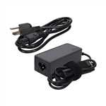 Picture of Lenovo® 4X20E53336 Compatible 65W 20V at 3.25A Black Slim Tip Laptop Power Adapter and Cable