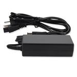 Picture of HP® 693711-001 Compatible 65W 18.5V at 3.5A Black 7.4 mm x 5.0 mm Laptop Power Adapter and Cable
