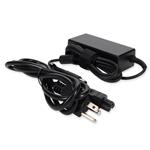 Picture of HP® 693711-001 Compatible 65W 18.5V at 3.5A Black 7.4 mm x 5.0 mm Laptop Power Adapter and Cable