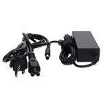 Picture of HP® 693711-001 Compatible 65W 18.5V at 3.5A Black 7.4 mm x 5.0 mm Laptop Power Adapter and Cable