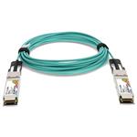 Picture of HP® 720208-B21 Compatible TAA Compliant 40GBase-AOC QSFP+ Active Optical Cable (850nm, MMF, 10m)