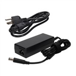 Picture of HP® 835498-001 Compatible 65W 18.5V at 3.5A Black 7.4 mm x 5.0 mm Laptop Power Adapter and Cable