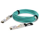 Picture of IBM® Compatible TAA Compliant 40GBase-AOC QSFP+ to QSFP+ Active Optical Cable (850nm, MMF, 20m)