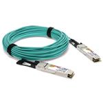 Picture of IBM® Compatible TAA Compliant 40GBase-AOC QSFP+ to QSFP+ Active Optical Cable (850nm, MMF, 20m)