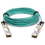 Picture of IBM® Compatible TAA Compliant 40GBase-AOC QSFP+ to QSFP+ Active Optical Cable (850nm, MMF, 20m)