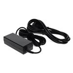 Picture of HP® 934739-850 Compatible USB 3.1 (C) Male to NEMA 5-15P Male 45W 20V at 2.25A Black USB-C Laptop Power Adapter and Cable