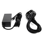 Picture of HP® 934739-850 Compatible USB 3.1 (C) Male to NEMA 5-15P Male 45W 20V at 2.25A Black USB-C Laptop Power Adapter and Cable