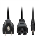 Picture of 6ft Samsung® AD-9019S Compatible 90W 19V at 4.74A Black 5.5 mm x 3.0 mm Laptop Power Adapter and Cable