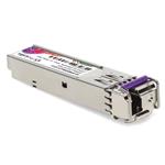 Picture of Allied Telesis® AT-SPBD20LC/I-13 Compatible TAA 1000Base-BX SFP Transceiver (SMF, 1310nmTx/1490nmRx, 20km, LC, DOM, -40 to 85C)