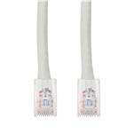 Picture of 6in White CAT 5E PVC Ethernet Cable Non-Booted RJ-45 M/M