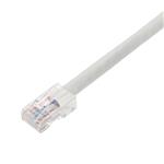 Picture of 6in White CAT 5E PVC Ethernet Cable Non-Booted RJ-45 M/M