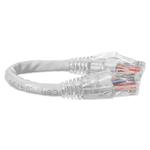 Picture of 6in White CAT 6 PVC Ethernet Cable Snagless Bubble Boot RJ-45 M/M