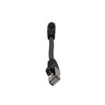 Picture of 6in Black CAT 6 Shielded PVC Ethernet Cable Snagless Easy Clear Boot RJ-45 M/M