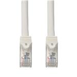 Picture of 6in White CAT 6 PVC Ethernet Cable Snagless Easy Boot RJ-45 M/M