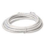 Picture of 0.5m White CAT 6A PVC Ethernet Cable Snagless Bubble Boot RJ-45 M/M