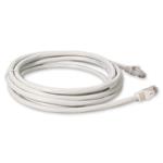 Picture of 0.5m White CAT 6A PVC Ethernet Cable Snagless Bubble Boot RJ-45 M/M
