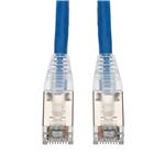 Picture of 0.5m Blue CAT 6A Shielded LSZH Ethernet Cable Snagless Easy Clear Boot RJ-45 M/M