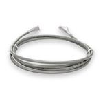 Picture of 0.5m Gray CAT 6 Plenum-Rated Ethernet Cable Snagless Bubble Boot RJ-45 M/M