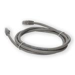 Picture of 1.5ft Gray CAT 6 PVC Ethernet Cable Snagless Bubble Boot RJ-45 M/M
