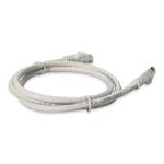 Picture of 1.5ft White CAT 6 PVC Ethernet Cable Snagless Bubble Boot RJ-45 M/M