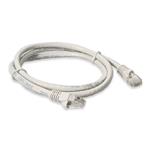 Picture of 1.5ft White CAT 6 PVC Ethernet Cable Snagless Bubble Boot RJ-45 M/M
