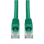 Picture of 1.5ft Green CAT 6A PVC Ethernet Cable Snagless Bubble Boot RJ-45 M/M