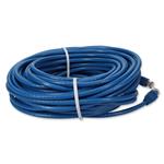 Picture of 100ft Blue CAT 6 PVC Ethernet Cable Snagless Bubble Boot RJ-45 M/M