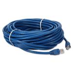 Picture of 100ft Blue CAT 6 PVC Ethernet Cable Snagless Bubble Boot RJ-45 M/M