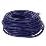 Picture of 100ft Purple CAT 6 PVC Ethernet Cable Snagless Bubble Boot RJ-45 M/M