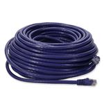 Picture of 100ft Purple CAT 6 PVC Ethernet Cable Snagless Bubble Boot RJ-45 M/M