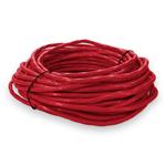 Picture of 100ft Red CAT 6 PVC Ethernet Cable Snagless Easy Clear Boot TAA RJ-45 M/M