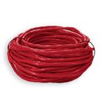 Picture of 100ft Red CAT 6 PVC Ethernet Cable Snagless Easy Clear Boot TAA RJ-45 M/M