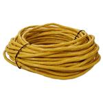 Picture of 100ft Yellow CAT 6 PVC Ethernet Cable Snagless Bubble Boot RJ-45 M/M