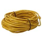 Picture of 100ft Yellow CAT 6 PVC Ethernet Cable Snagless Bubble Boot RJ-45 M/M