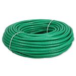 Picture of 100ft Green CAT 6A PVC Ethernet Cable Snagless Bubble Boot RJ-45 M/M