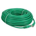 Picture of 100ft Green CAT 6A PVC Ethernet Cable Snagless Bubble Boot RJ-45 M/M