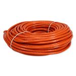 Picture of 100ft Orange CAT 6A PVC Ethernet Cable Snagless Bubble Boot RJ-45 M/M