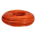Picture of 100ft Orange CAT 6A PVC Ethernet Cable Snagless Bubble Boot RJ-45 M/M