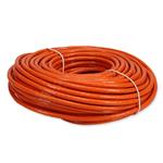 Picture of 100ft Orange CAT 6A PVC Ethernet Cable Snagless Bubble Boot RJ-45 M/M