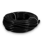 Picture of 100ft Black CAT 6 Shielded PVC Ethernet Cable Snagless Easy Clear Boot RJ-45 M/M