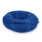 Picture of 100ft Blue CAT 6 Shielded PVC Ethernet Cable Snagless Easy Clear Boot RJ-45 M/M