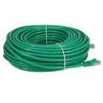 Picture of 100ft Green CAT 6 Shielded PVC Ethernet Cable Snagless Easy Clear Boot RJ-45 M/M