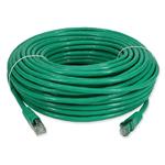 Picture of 100ft Green CAT 6 Shielded PVC Ethernet Cable Snagless Easy Clear Boot RJ-45 M/M
