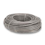 Picture of 100ft Gray CAT 6 Shielded PVC Ethernet Cable Snagless Easy Clear Boot RJ-45 M/M