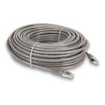 Picture of 100ft Gray CAT 6 Shielded PVC Ethernet Cable Snagless Easy Clear Boot RJ-45 M/M