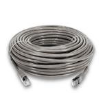 Picture of 100ft Gray CAT 6 Shielded PVC Ethernet Cable Snagless Easy Clear Boot RJ-45 M/M