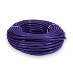 Picture of 100ft Purple CAT 6 Shielded PVC Ethernet Cable Snagless Easy Clear Boot RJ-45 M/M