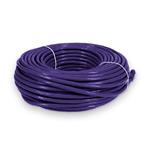 Picture of 100ft Purple CAT 6 Shielded PVC Ethernet Cable Snagless Easy Clear Boot RJ-45 M/M